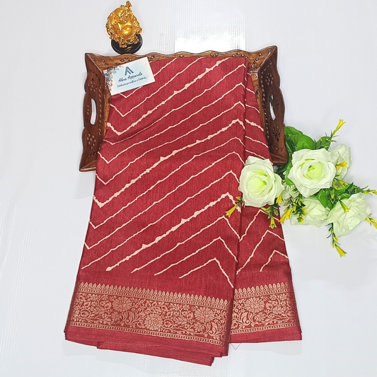 Red Color Dola Silk Sarees