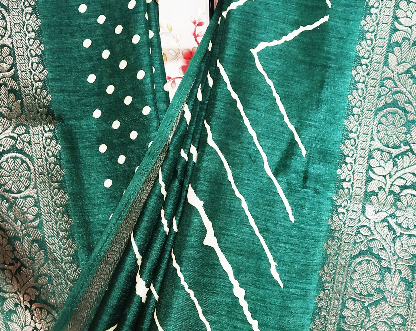 Green Color Dola Silk Sarees