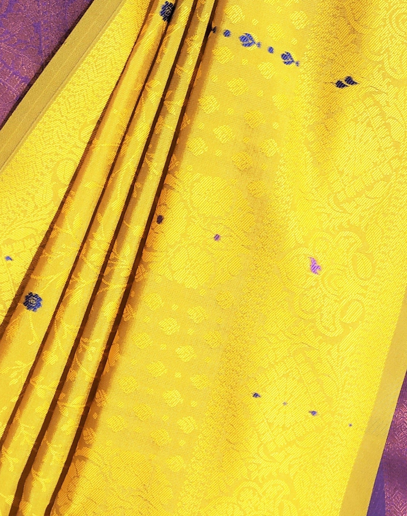 Mustard Color Soft Silk Saree