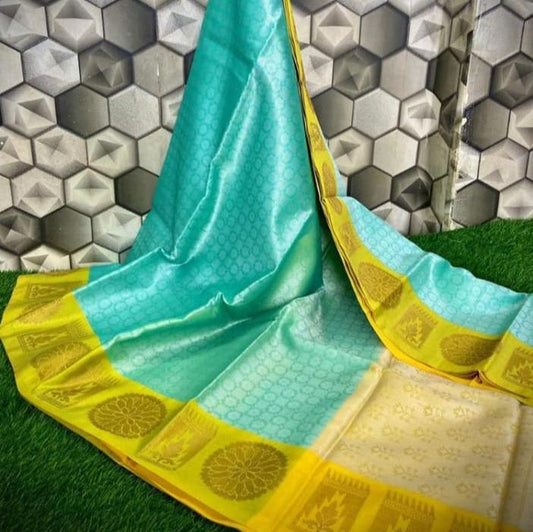 Green Kora Muslin Tanchui Saree