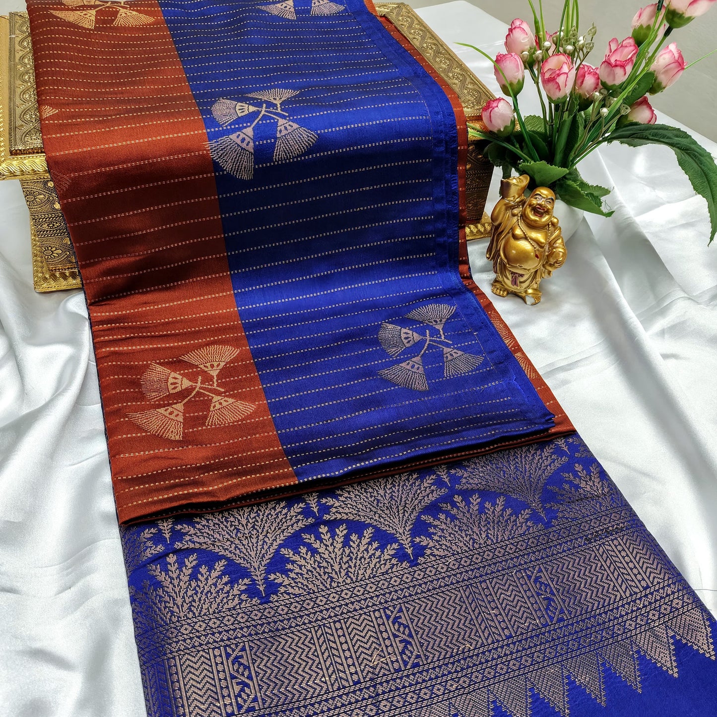 Brown Color Kanchivaram Silk Saree