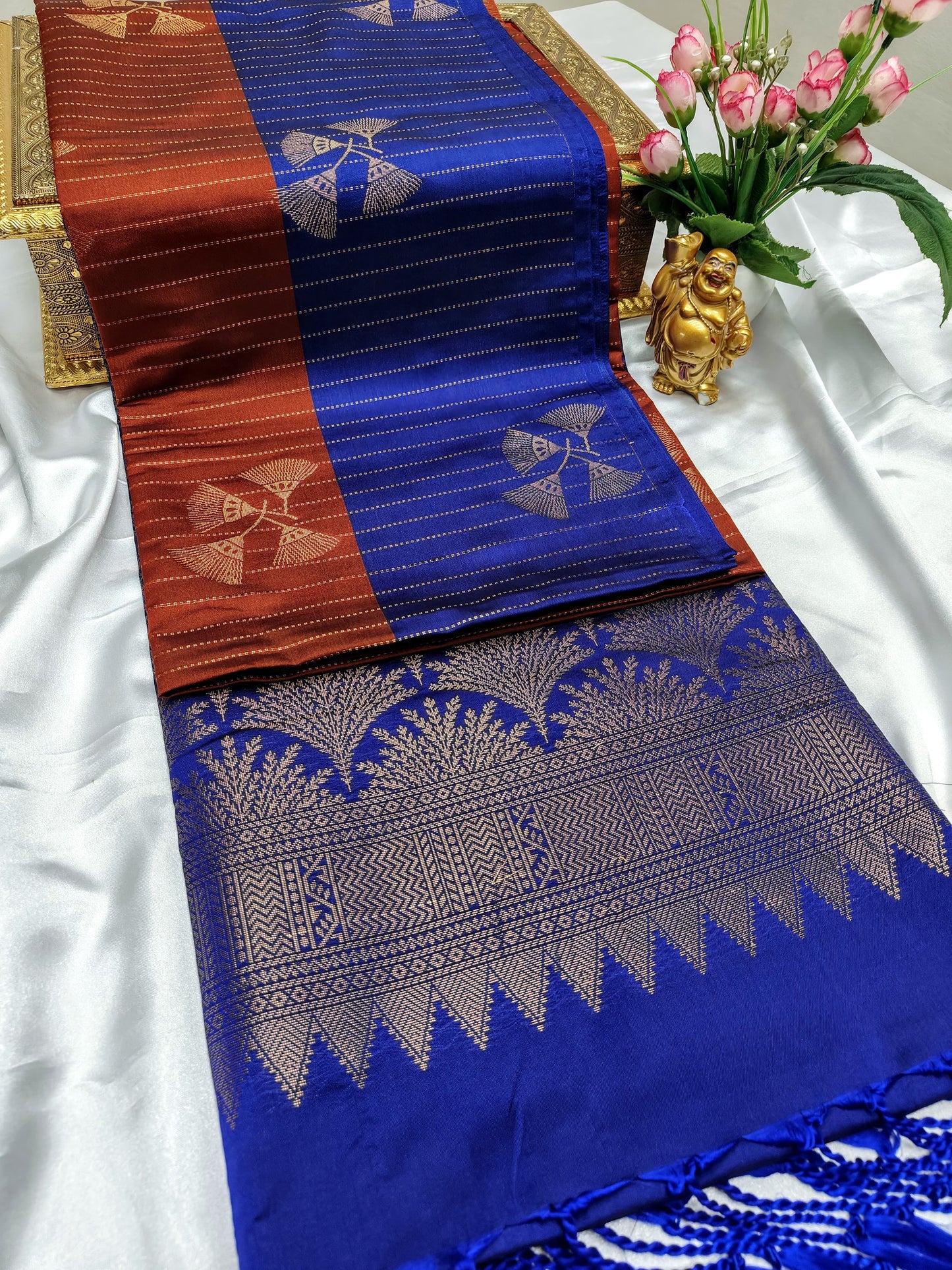 Brown Color Kanchivaram Silk Saree